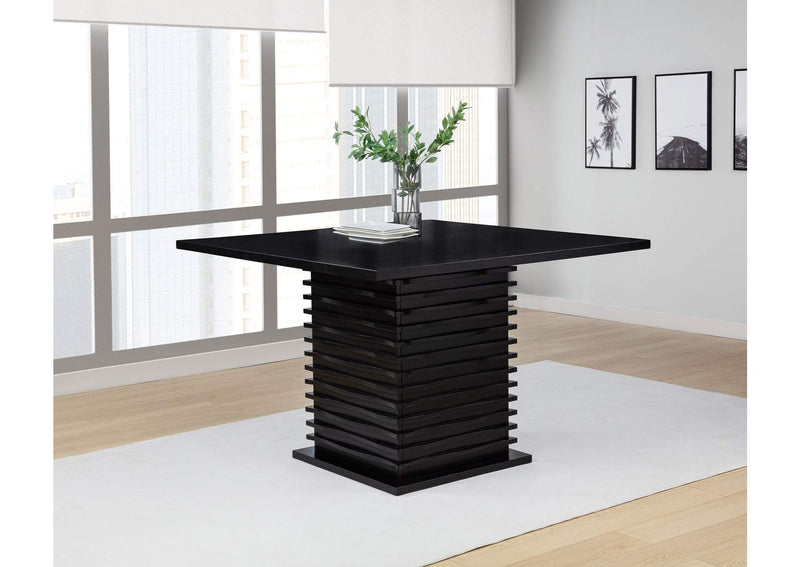 102068 Stanton Square 54-inch Counter Height Dining Table Black