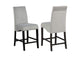102069GRY Stanton Velvet Upholstered Counter Chair Grey (Set of 2)