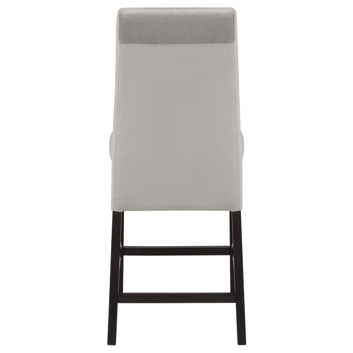 102069GRY Stanton Velvet Upholstered Counter Chair Grey (Set of 2)
