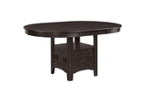 102671-S5 Lavon 5-piece Oval Extension Leaf Dining Set Espresso