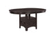 102671 Lavon Oval 60-inch Wood Extension Leaf Dining Table Espresso