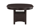 102671 Lavon Oval 60-inch Wood Extension Leaf Dining Table Espresso