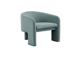 TOV-S44184 Marla Sea Blue Velvet Accent Chair