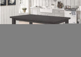 102721GRY Dalila Rectangular 66-inch Wood Dining Table Dark Grey