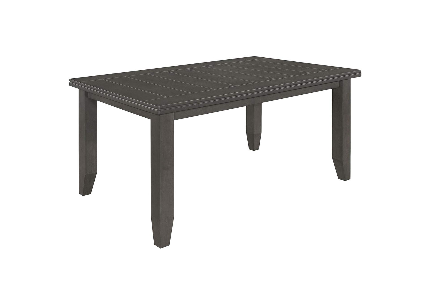 102721GRY Dalila Rectangular 66-inch Wood Dining Table Dark Grey