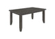 102721GRY Dalila Rectangular 66-inch Wood Dining Table Dark Grey