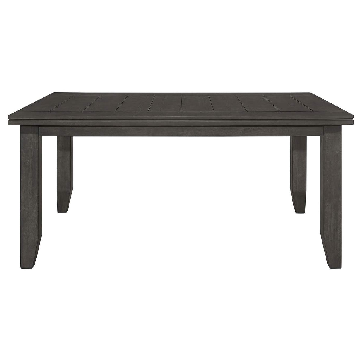 102721GRY Dalila Rectangular 66-inch Wood Dining Table Dark Grey