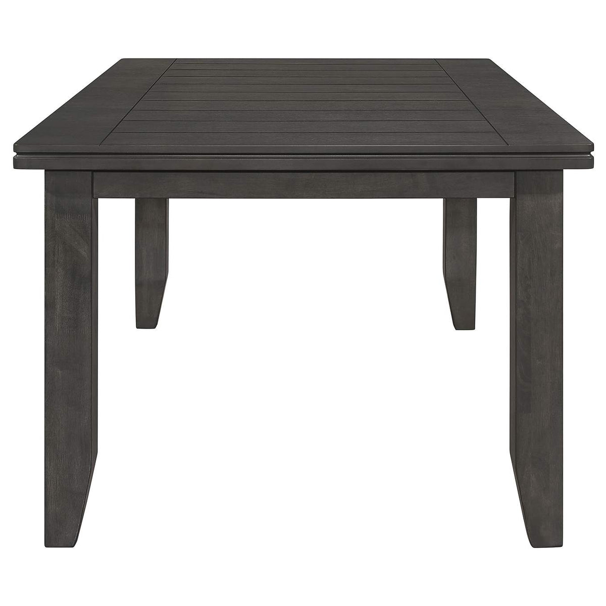 102721GRY Dalila Rectangular 66-inch Wood Dining Table Dark Grey