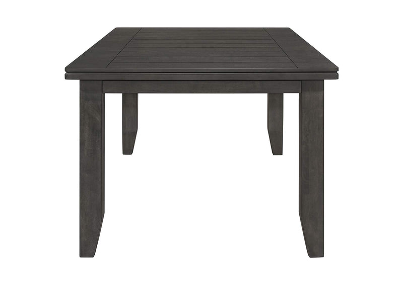 102721GRY Dalila Rectangular 66-inch Wood Dining Table Dark Grey