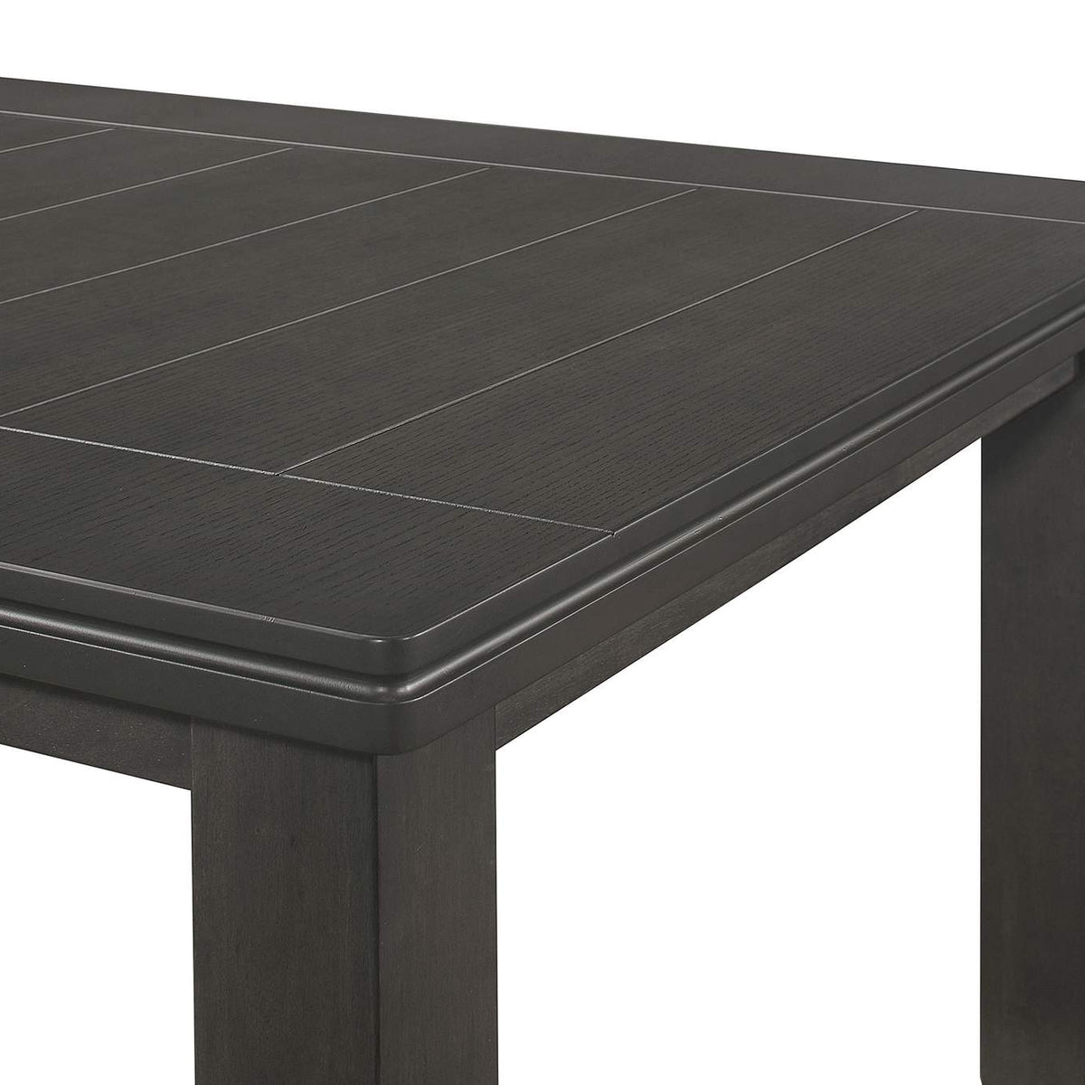 102721GRY Dalila Rectangular 66-inch Wood Dining Table Dark Grey