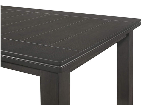 102721GRY Dalila Rectangular 66-inch Wood Dining Table Dark Grey