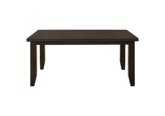 102721 Dalila Rectangular 66-inch Wood Dining Table Cappuccino