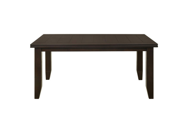 102721 Dalila Rectangular 66-inch Wood Dining Table Cappuccino