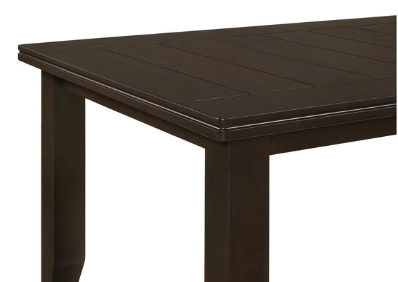 102721 Dalila Rectangular 66-inch Wood Dining Table Cappuccino