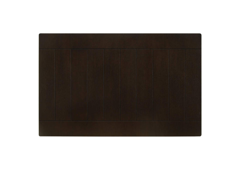 102721 Dalila Rectangular 66-inch Wood Dining Table Cappuccino