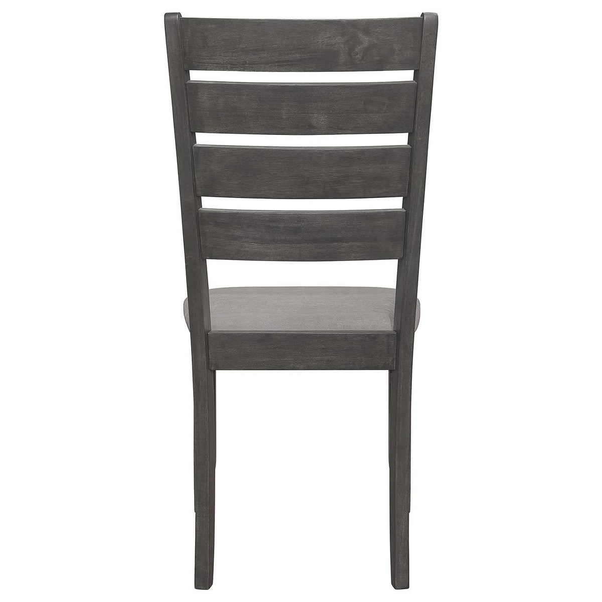 102722GRY Dalila Wood Dining Side Chair Dark Grey (Set of 2)