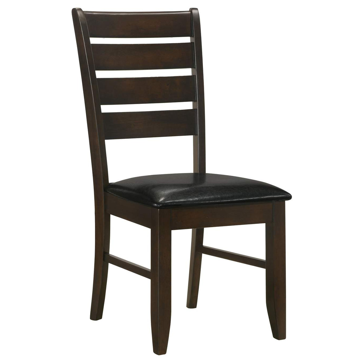 102722 Dalila Wood Dining Side Chair Cappuccino (Set of 2)