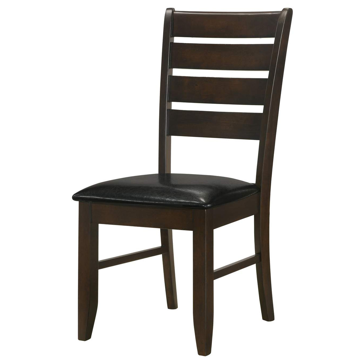 102722 Dalila Wood Dining Side Chair Cappuccino (Set of 2)