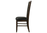 102722 Dalila Wood Dining Side Chair Cappuccino (Set of 2)