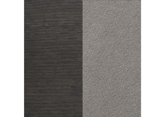 102723GRY Dalila Fabric Upholstered Wood Dining Bench Dark Grey