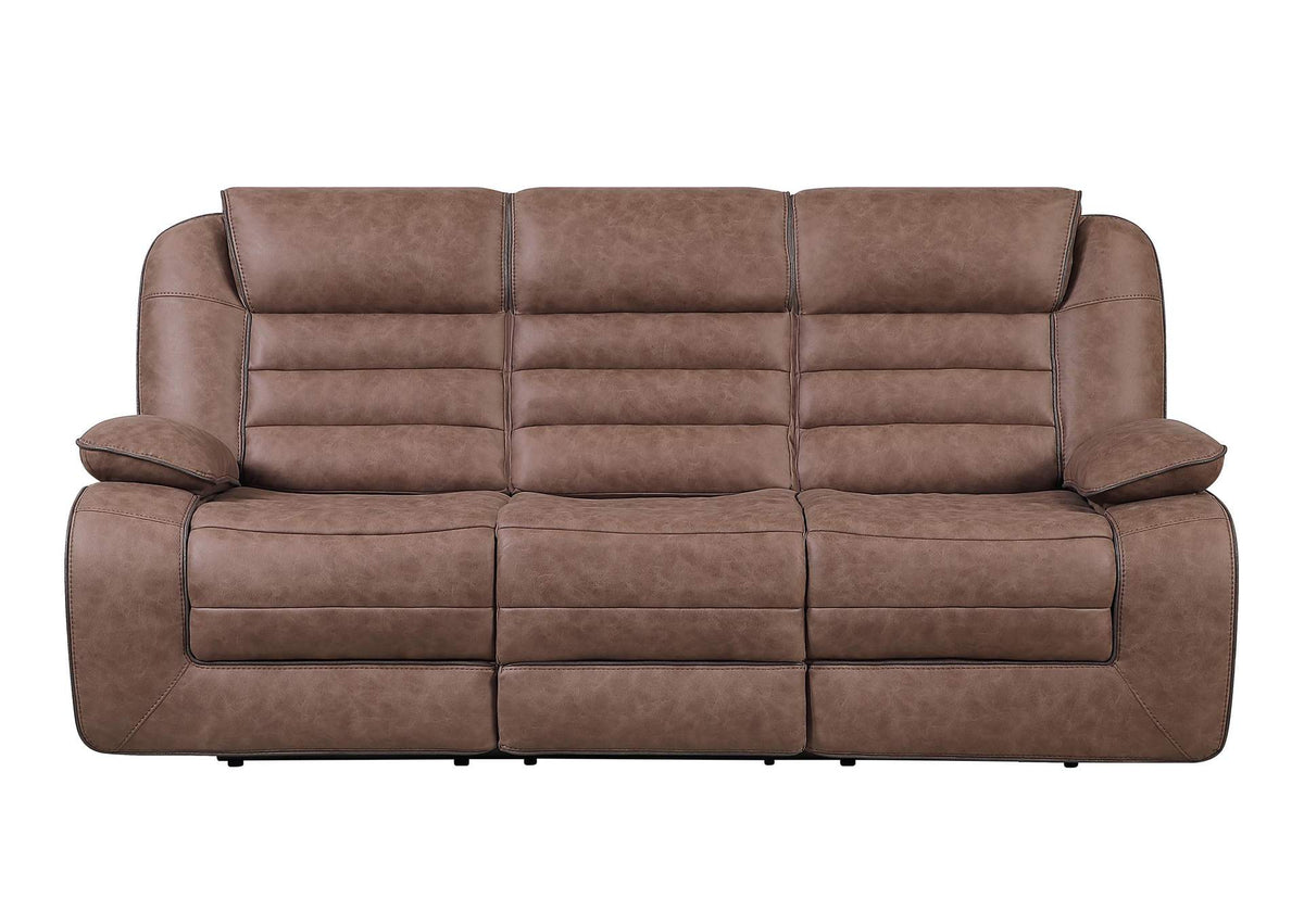 U2250-BROWN-RS U2250 BROWN RECLINING SOFA