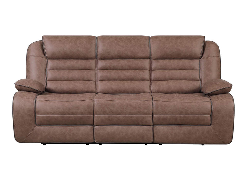 U2250-BROWN-RS U2250 BROWN RECLINING SOFA