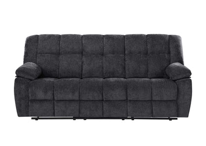 U6000-BLACK-RS-N U6000 BLACK RECLINING SOFA