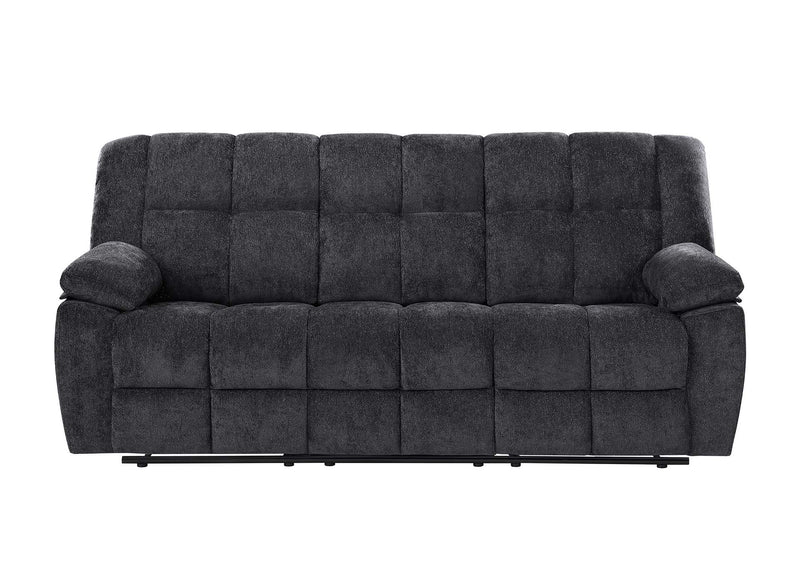 U6000-BLACK-RS-N U6000 BLACK RECLINING SOFA