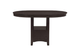 102888-S5 Lavon 5-piece Oval Counter Height Dining Set Espresso