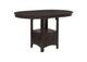 102888 Lavon Oval 60-inch Counter Height Extension Dining Table Espresso
