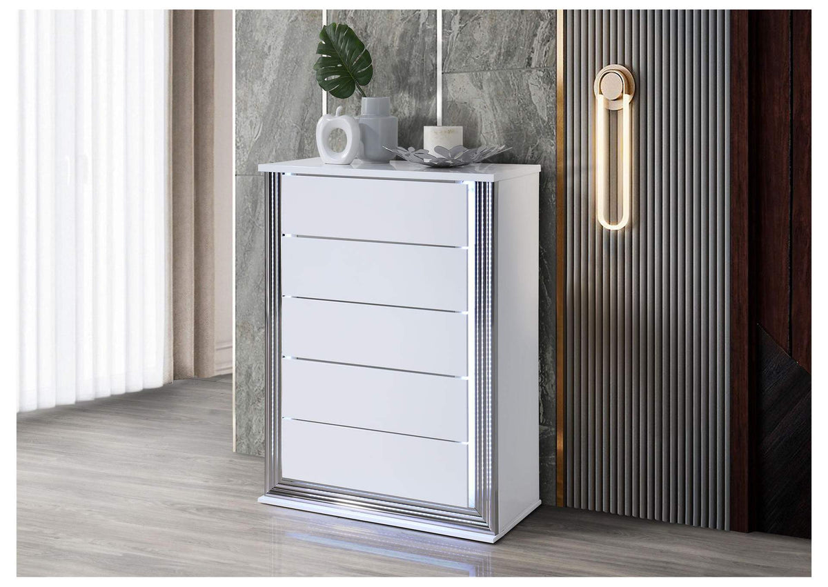YLIME-SMOOTH_WHITE-CH_W_LED YLIME SMOOTH WHITE CHEST WITH LED