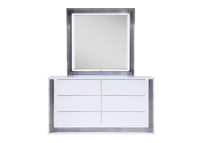 YLIME-SMOOTH_WHITE-MR_W_LED YLIME SMOOTH WHITE MIRROR WITH LED
