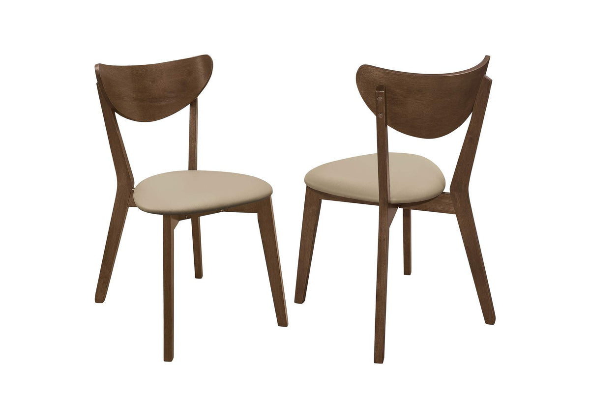 103062 Kersey Wood Dining Side Chair Chestnut (Set of 2)