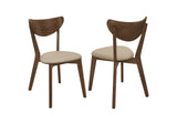 103062 Kersey Wood Dining Side Chair Chestnut (Set of 2)