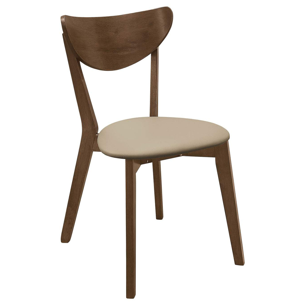 103062 Kersey Wood Dining Side Chair Chestnut (Set of 2)