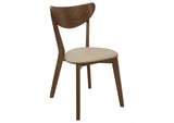 103062 Kersey Wood Dining Side Chair Chestnut (Set of 2)