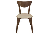103062 Kersey Wood Dining Side Chair Chestnut (Set of 2)