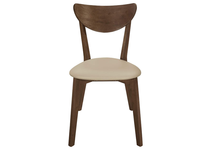 103062 Kersey Wood Dining Side Chair Chestnut (Set of 2)