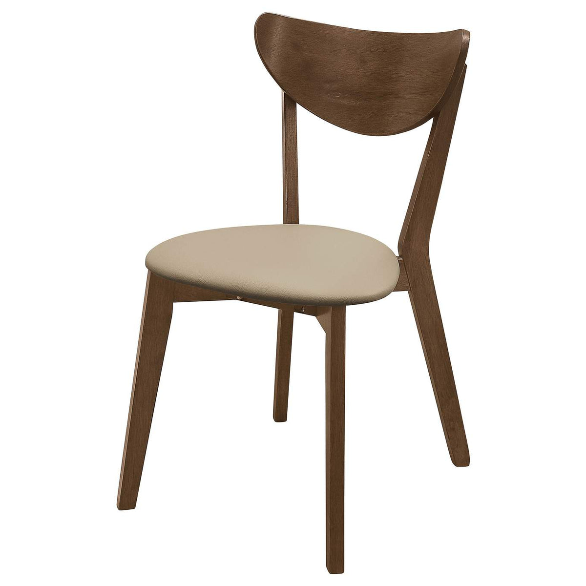 103062 Kersey Wood Dining Side Chair Chestnut (Set of 2)