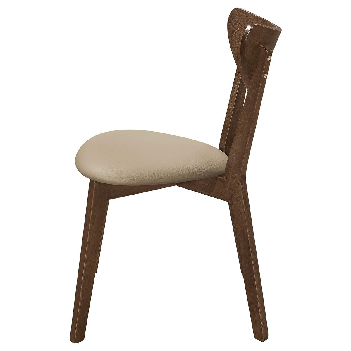 103062 Kersey Wood Dining Side Chair Chestnut (Set of 2)