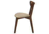 103062 Kersey Wood Dining Side Chair Chestnut (Set of 2)