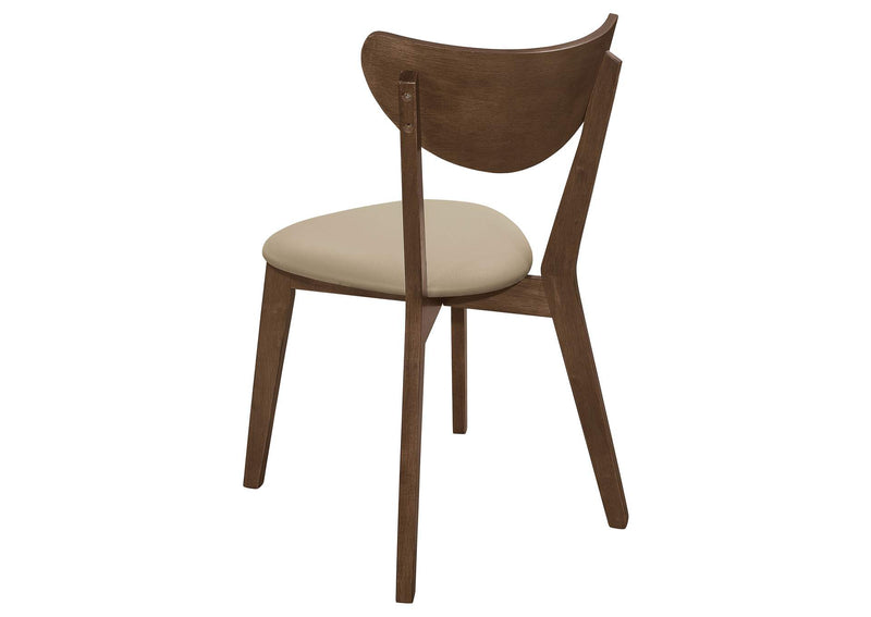 103062 Kersey Wood Dining Side Chair Chestnut (Set of 2)