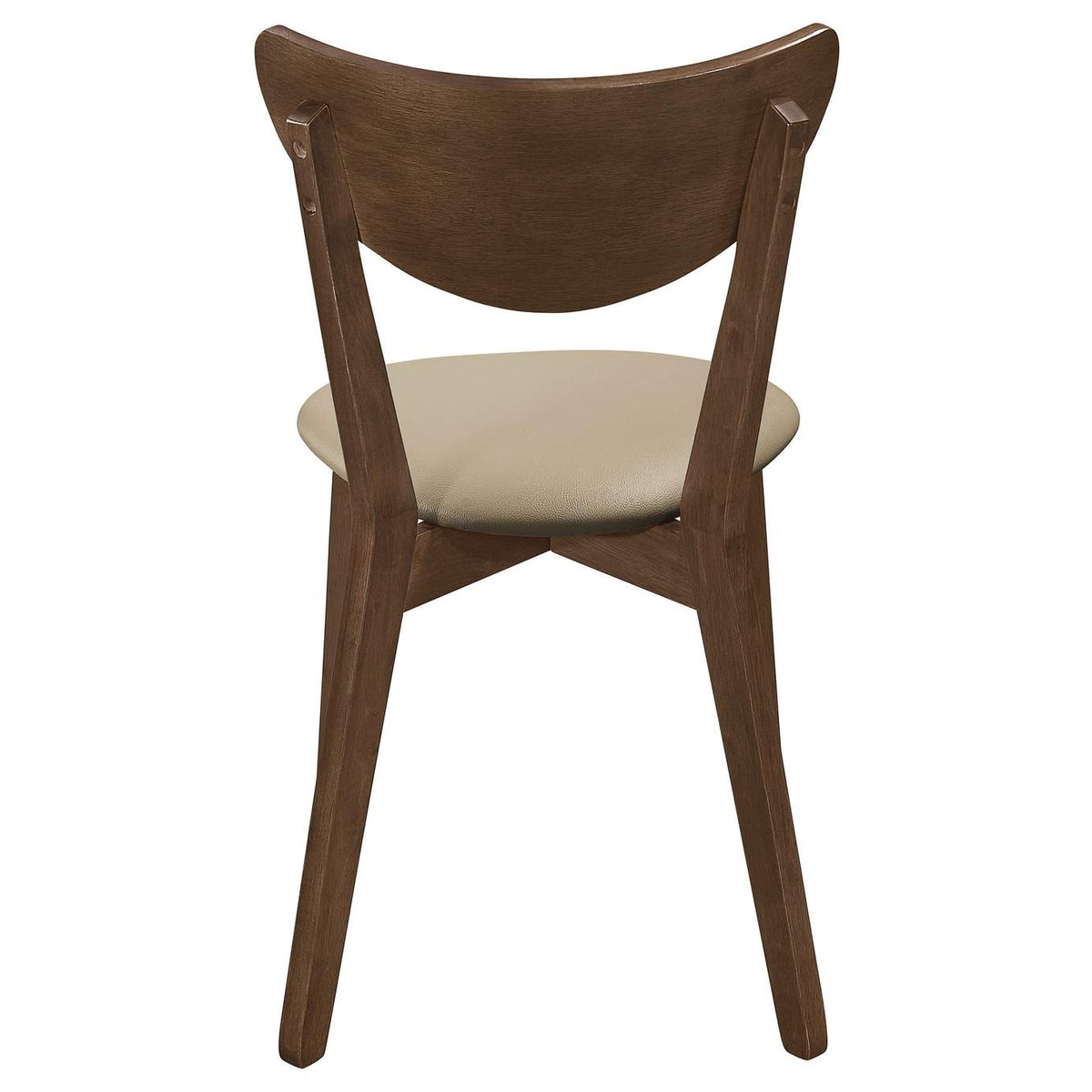 103062 Kersey Wood Dining Side Chair Chestnut (Set of 2)