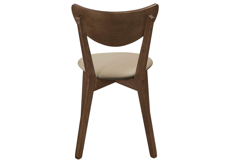 103062 Kersey Wood Dining Side Chair Chestnut (Set of 2)