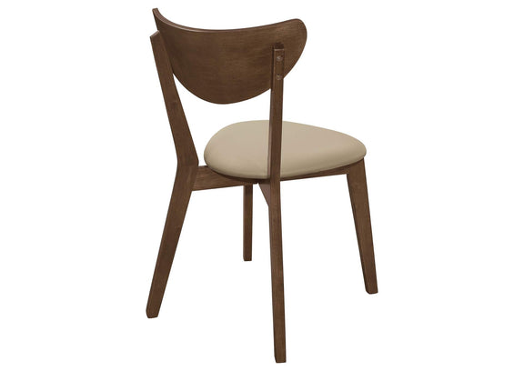 103062 Kersey Wood Dining Side Chair Chestnut (Set of 2)