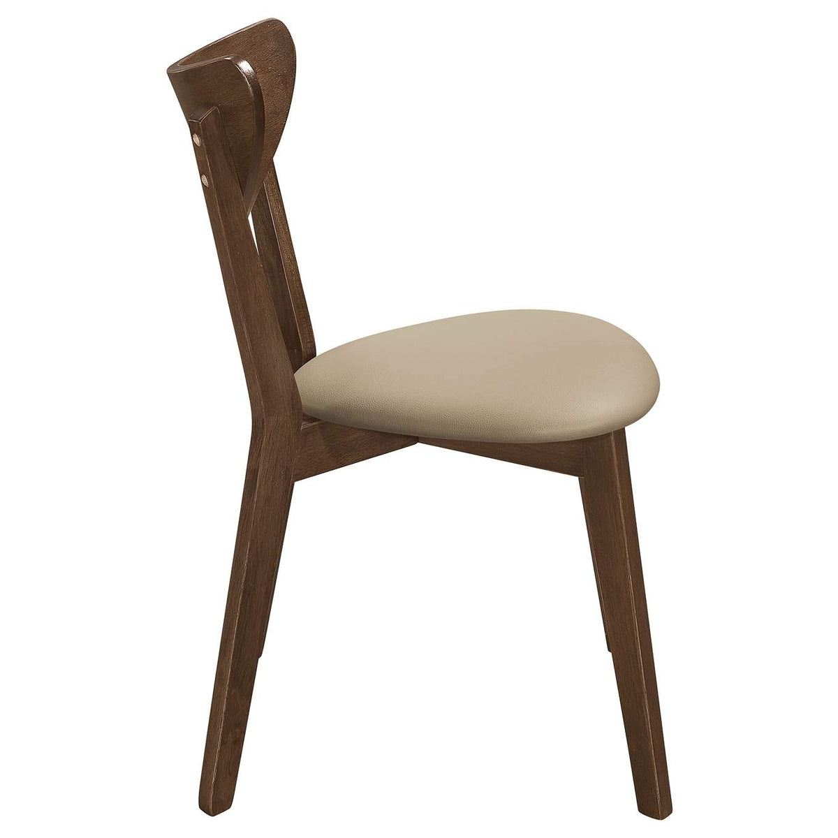 103062 Kersey Wood Dining Side Chair Chestnut (Set of 2)