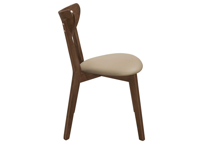 103062 Kersey Wood Dining Side Chair Chestnut (Set of 2)