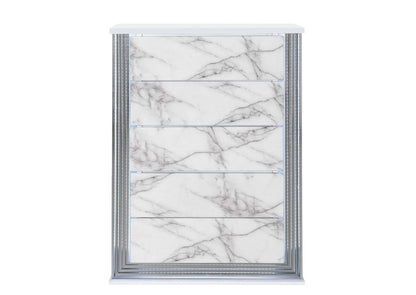 YLIME-WHITE_MARBLE-CH_W_LED YLIME WHITE MARBLE CHEST WITH LED