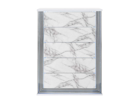 YLIME-WHITE_MARBLE-CH_W_LED YLIME WHITE MARBLE CHEST WITH LED