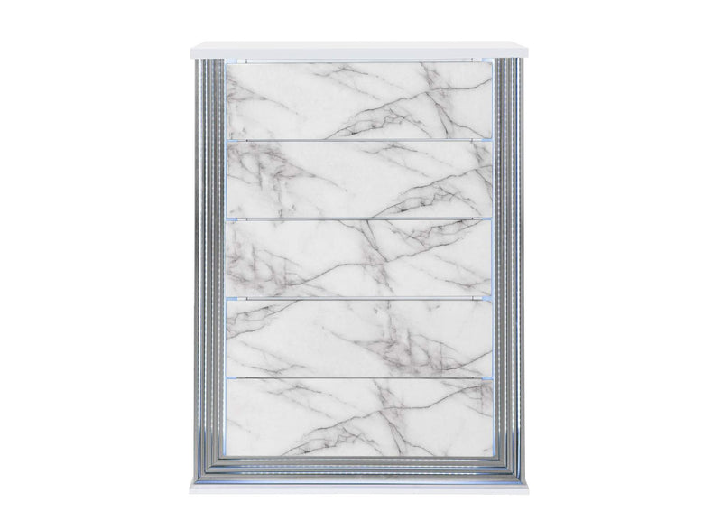 YLIME-WHITE_MARBLE-CH_W_LED YLIME WHITE MARBLE CHEST WITH LED